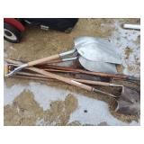 4 shovels and other