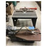 Router table and scroll saw