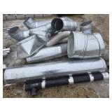 Assorted galvanized metal