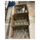 3 boxes canning jars