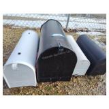 4 used mailboxes