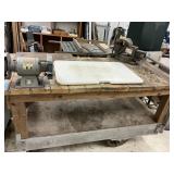 Work Bench - Vise & Grinder Attached-63 x 30 x