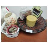 Candle and other decor