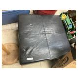 Ottoman and hat or coat hanger