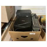 DVD/vhs player and speakers