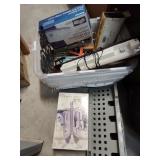 Tote of hardware items and other