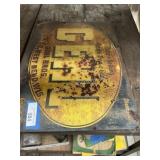 Gehl implement sign, 14x20 in