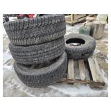 4 tires, Lt 275/R7018, Lt235/85r16