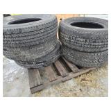 5 tires. Lt215/85r16, Lt275/65r18