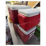 3 coolers