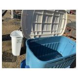 2 Large Rubbermaid Storage Containers