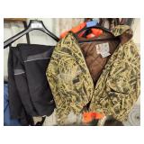 Bibs (L), camo jacket (XL) and blaze coat (M)