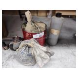 3 containers lead shot