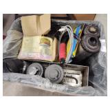 Containers, cleaning can and other