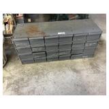 Parts bin with parts