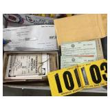 Old hunting licenses