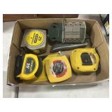 Tape measures and knives