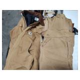 Carhartt coat (44 t) and overalls (36x32)