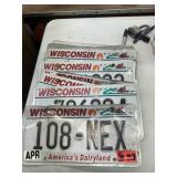 Used license plates