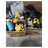 Oil, fluids and charger