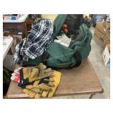 Bag with winter items