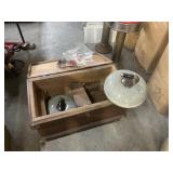 Curling stones and case