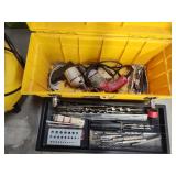 Took box with bits and drills