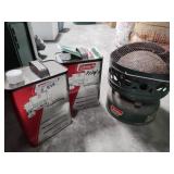 Coleman heater and camp fuel