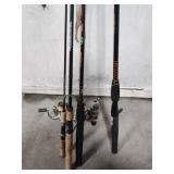 4 fishing rods