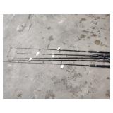 5 fishing poles