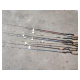 9 fishing poles