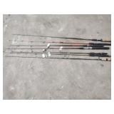 7 fishing poles