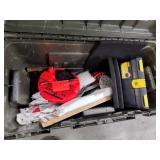 Plano storage box with ice fishing items