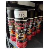 High temp spray paint 9 cans