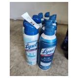 Lysol spray 9 cans