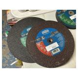 10 and 12 inch metal cut off wheels