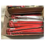 Assorted Milwaukee drill bits