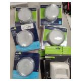 5 utility lights and 2 step lights