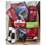 Blades, electrical tape and nails