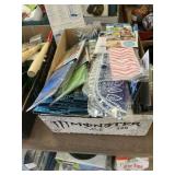 Lot of neck wraps and water filter