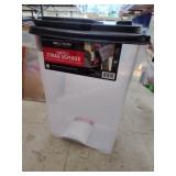 Wood pellet storage dispenser