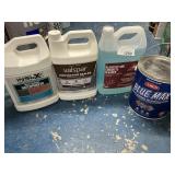Assorted cleaners and sealers