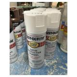 White paint, 11 cans