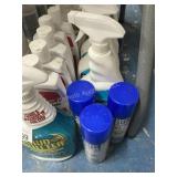 Assorted cleaners