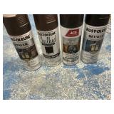 Mixed paints, 6 cans