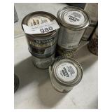 5 cans assorted stain