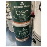 Benjamin Moore Ben paint, 2 gallons