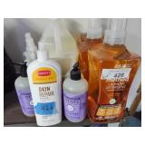 Lotion, soap and laundry detergent