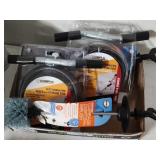 2 drain snakes and 2 garbage disposal brushes