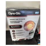 Dyna Glo radiant tank top heater